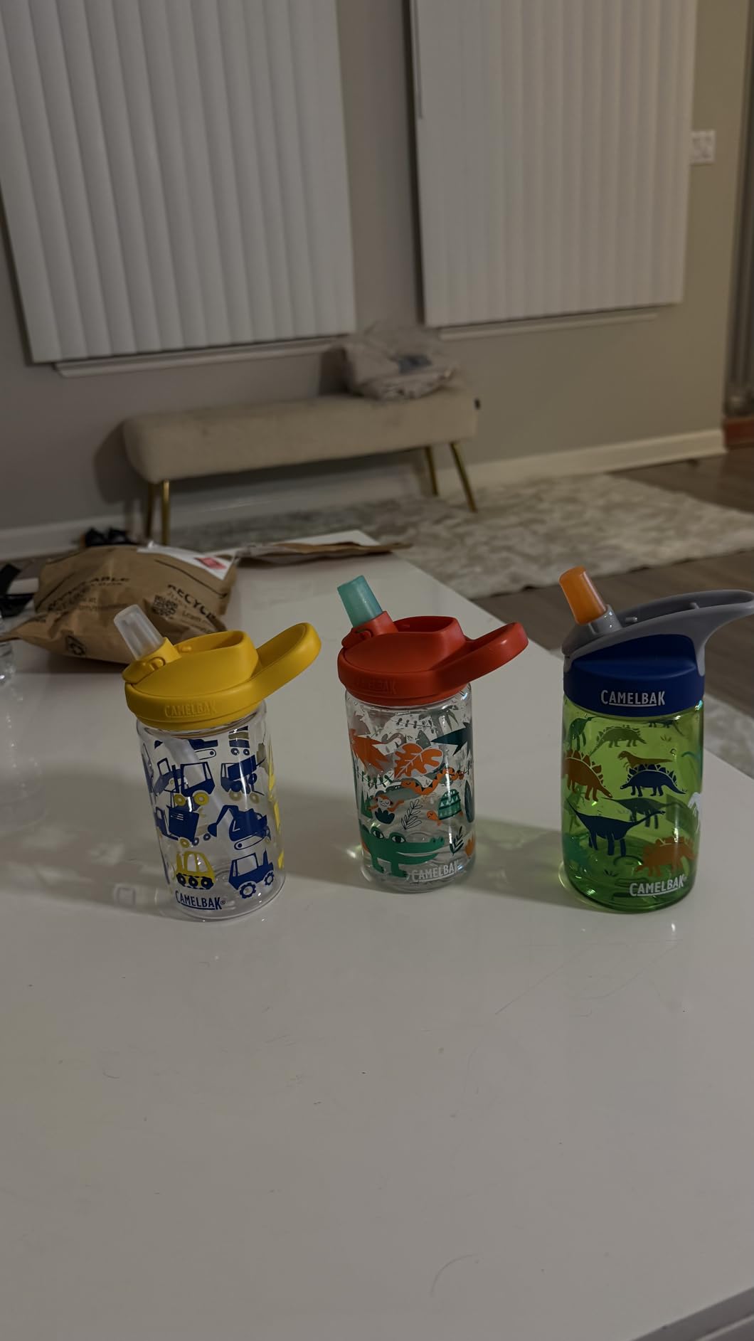 CamelBak Eddy+ Kids Water Bottle with Bite Valve Straw, Leak-Resistant Easy-Sip Design for Everyday Hydration, 14oz | Kids customer photo 1