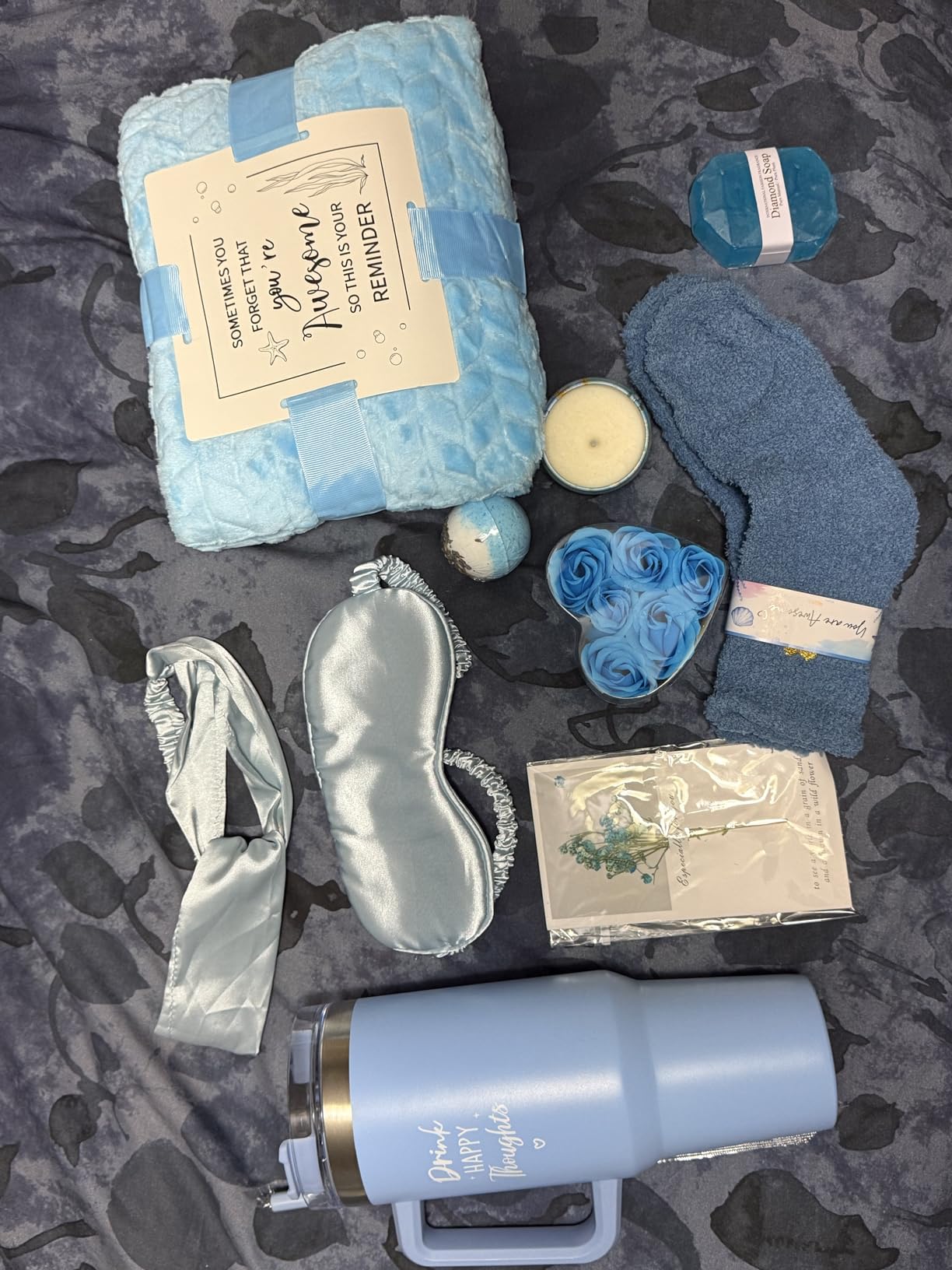Birthday Gifts for Women Self Care Get Well Soon Gifts, Vanilla Relaxing Spa Gift Basket customer photo 2