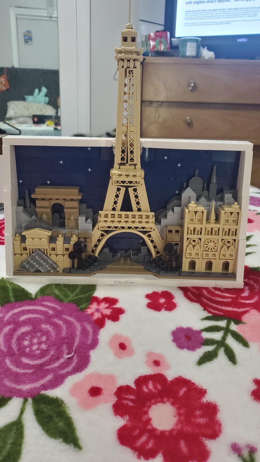 Architecture Paris - City of Love Building Set for Adults - Gift for Birthdays - Office or Bedroom Decor for Women & Men, Ages 18+ - W/Frame for Display - 21064 customer photo 2