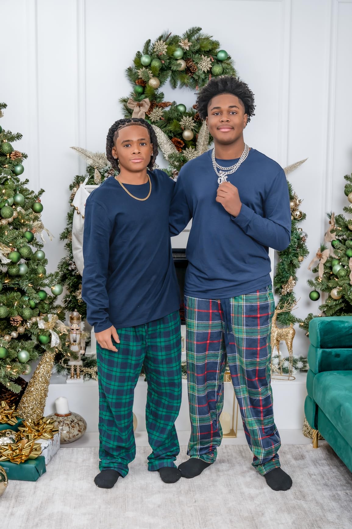 Men Matching Holiday Family Sleep Pajama Set for Women, Men, and Kids customer photo 1