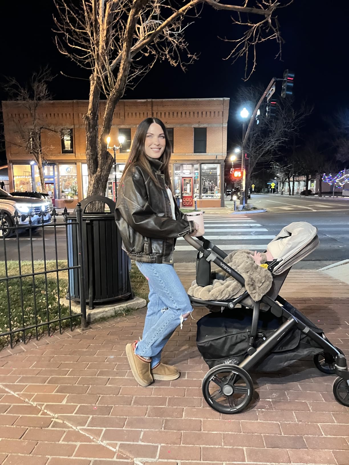 UPPAbaby Vista V3 Convertible Single-to-Double Stroller for Baby & Toddler, 30+ Configurations, Car Seat Compatible, All-Wheel Suspension, XL Basket - Julian (Dusty Blue Melange/Carbon Frame) customer photo 2