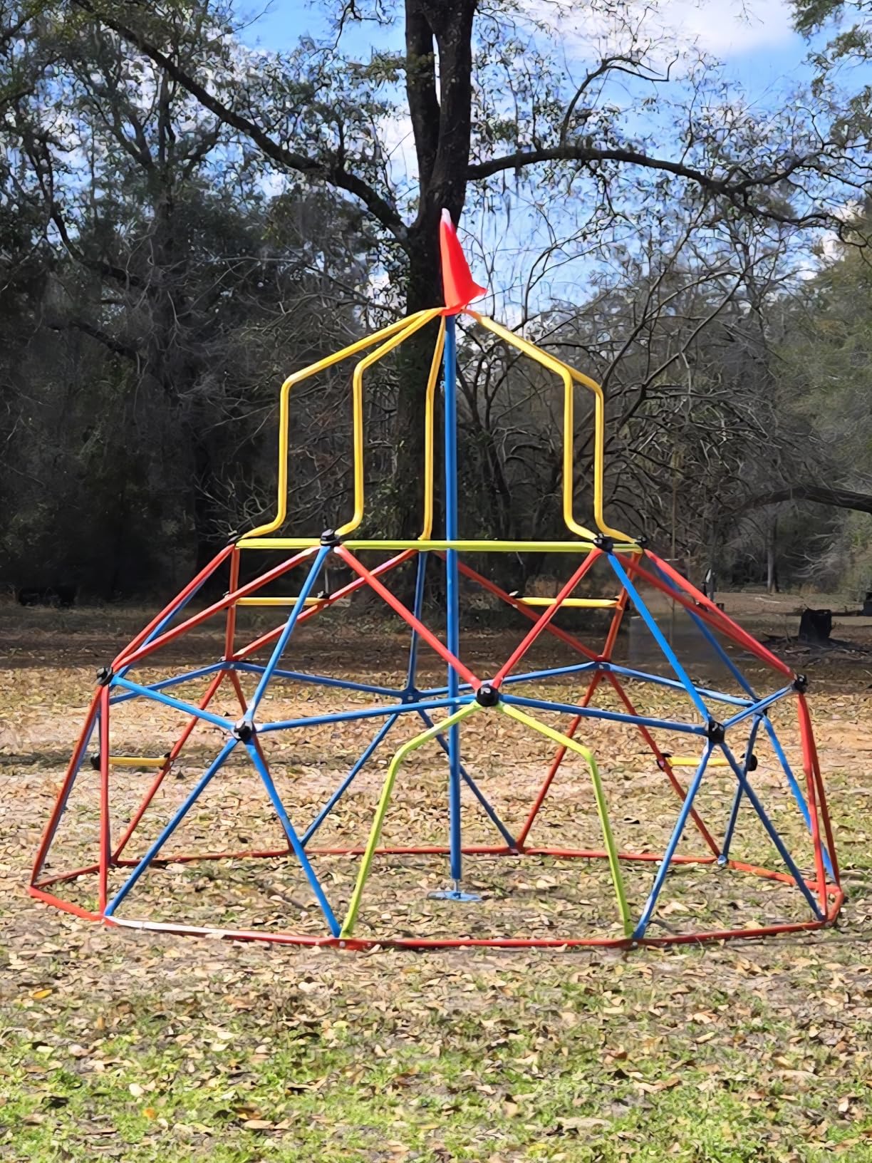 Zupapa 10FT Climbing Dome with Hammock, Outdoor Jungle Gym for Kids, Geometric Dome Climber Supporting 1200LBS customer photo 2