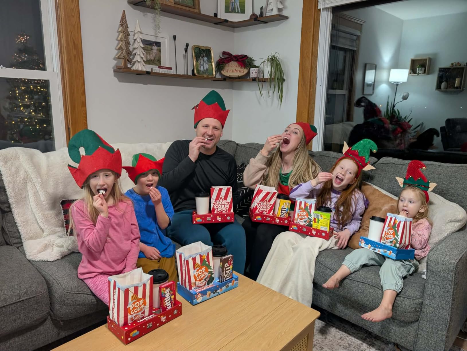 Movie Night Basket Gift Set - with Candy Variety Pack, Movie Trays, Movie Snacks & Popcorn Set - Gift Baskets For Families by Cheshire Gifts customer photo 1