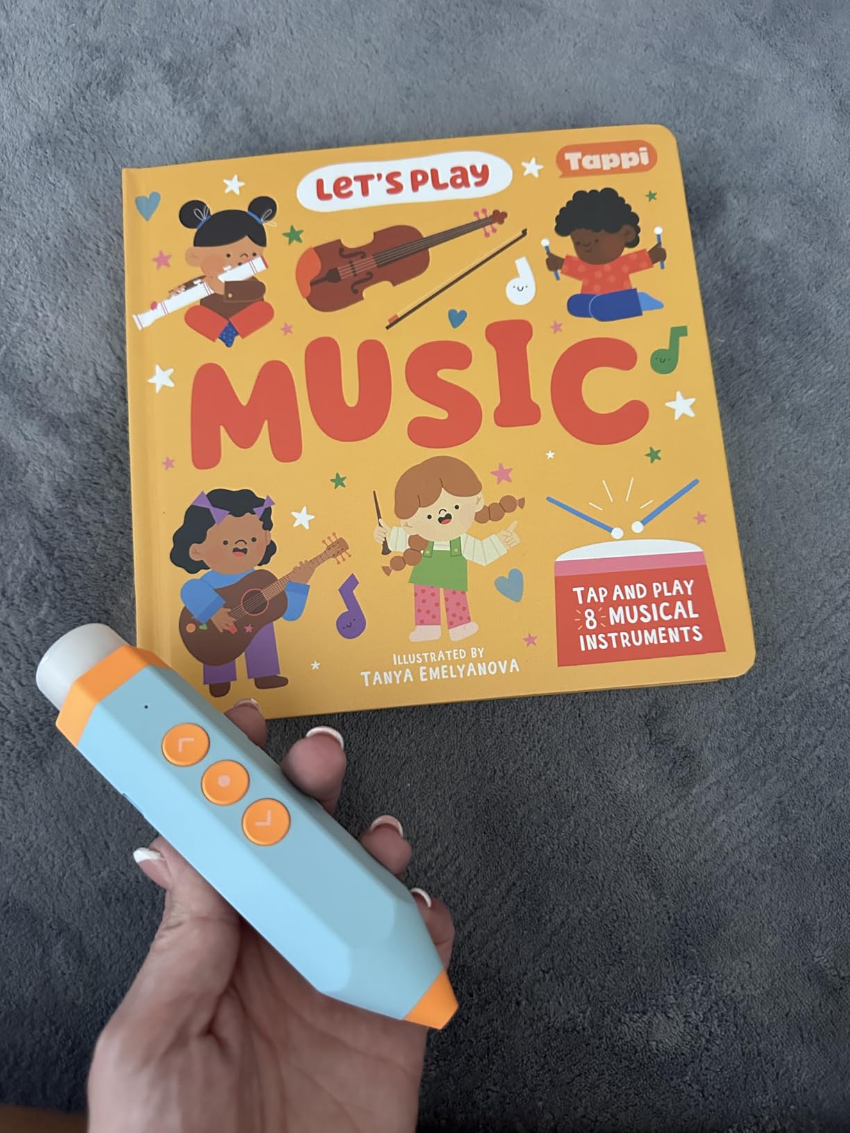Tappi Interactive Learning System for Kids (Ages 2-6) - Starter Set with 3 Books + Tappi Play Pen - Screen-Free Sounds, Music & Games customer photo 1