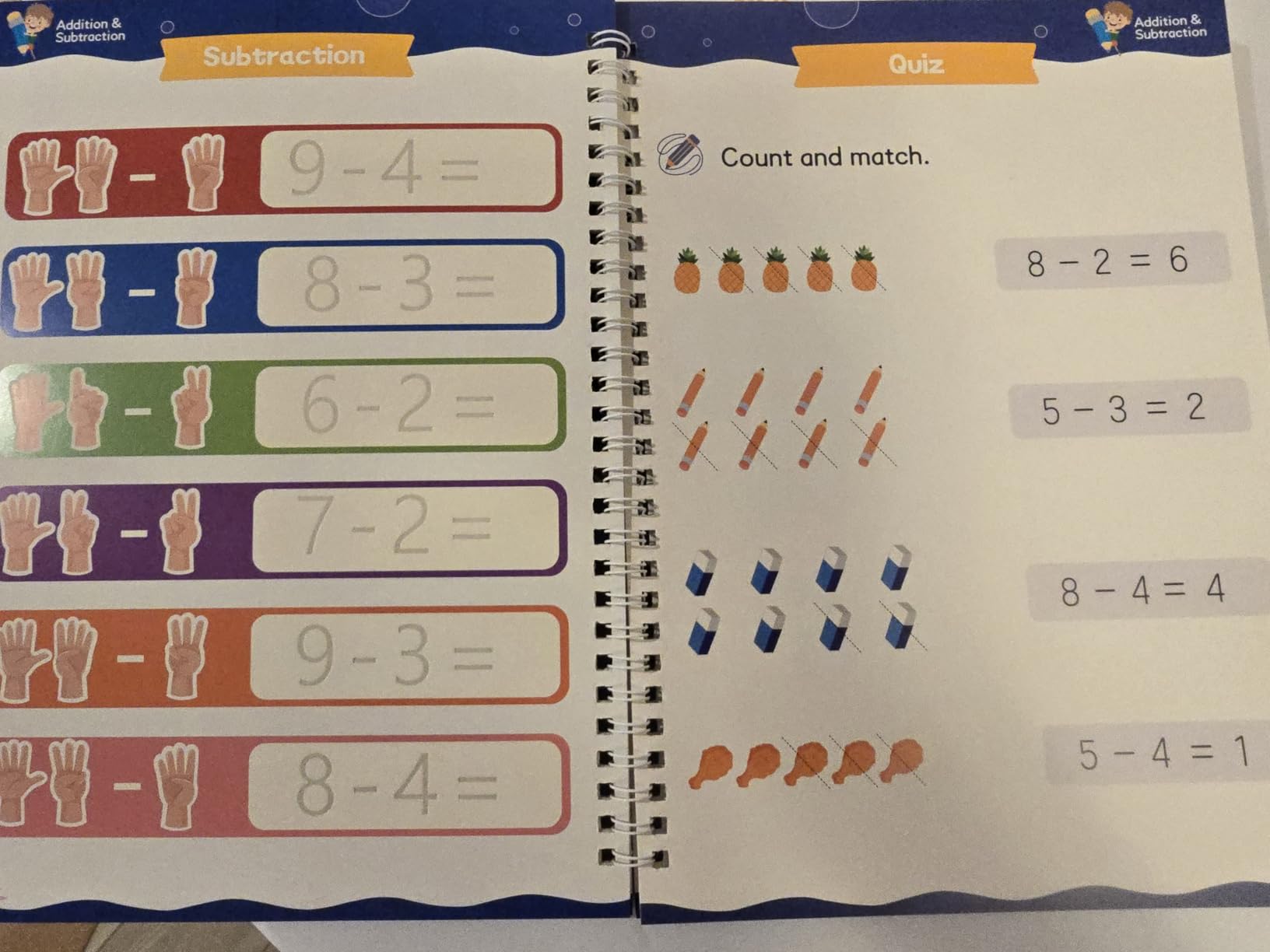Magic Grooved Writing Practice for Kids Ages 3-8, Reusable Handwriting Workbooks for Preschool Learning, Letters Numbers Math & Drawing Tracing Books with Disappearing Ink Pens, Educational Gift customer photo 2