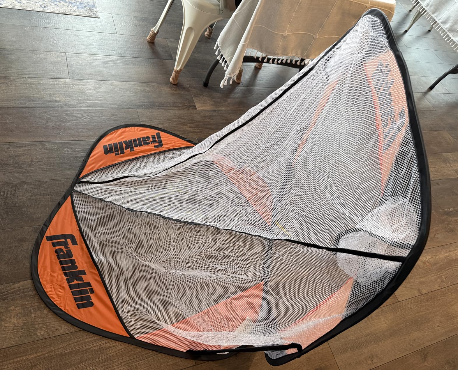 Franklin Sports Youth Lacrosse Pop-Up Goal - 3'x3' Portable Net with Carrying Case - Backyard Practice Goal for Kids - Easy Setup with Ground Stakes - Improve Shooting Accuracy customer photo 2