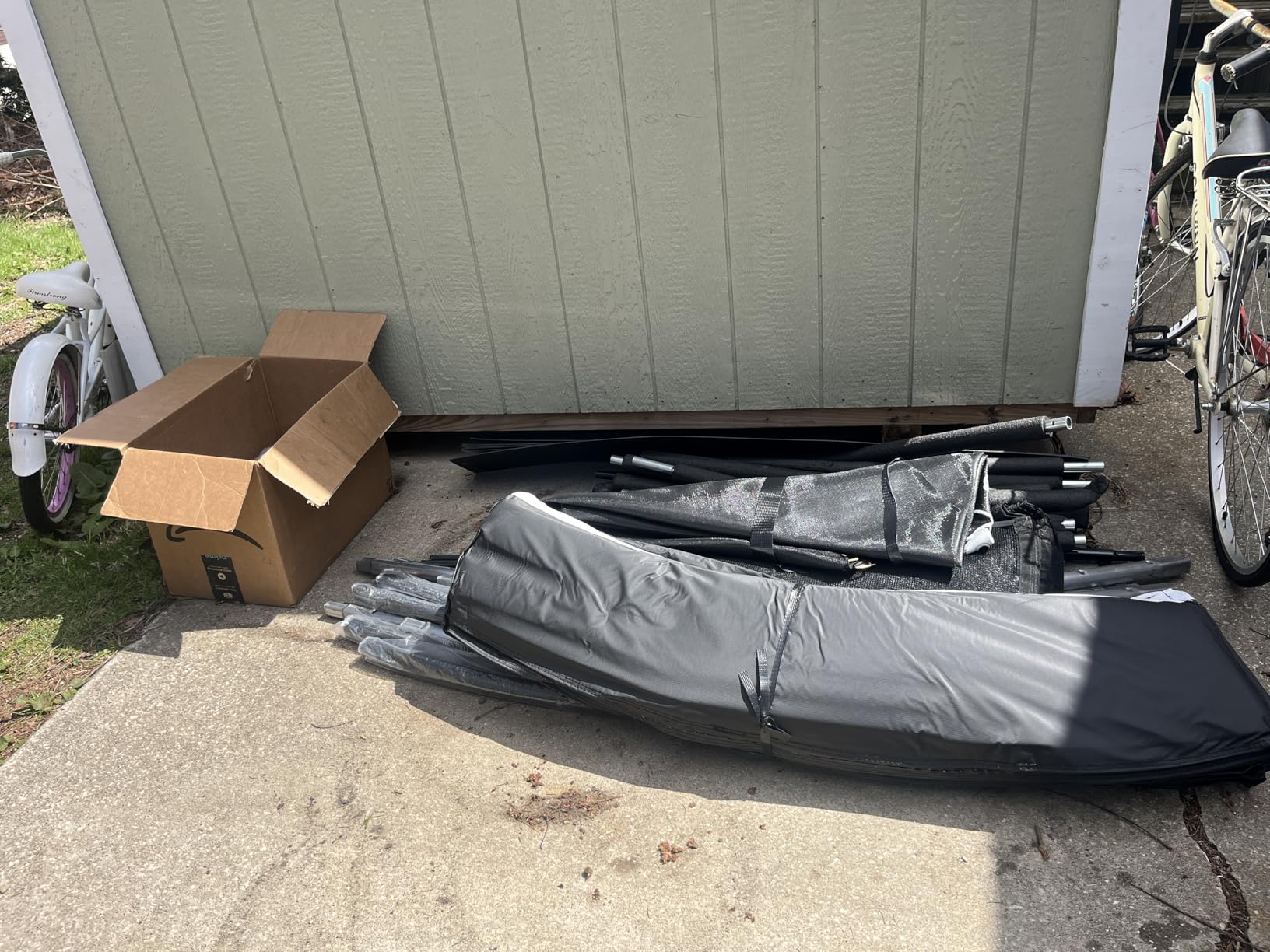 Round In-Ground Trampoline - Heavy-Duty Flush-to-Ground Outdoor Jumping Mat with Galvanized Frame, Safety Padding & Easy Install Kit | 12 or 14 Diameter Trampoline customer photo 2