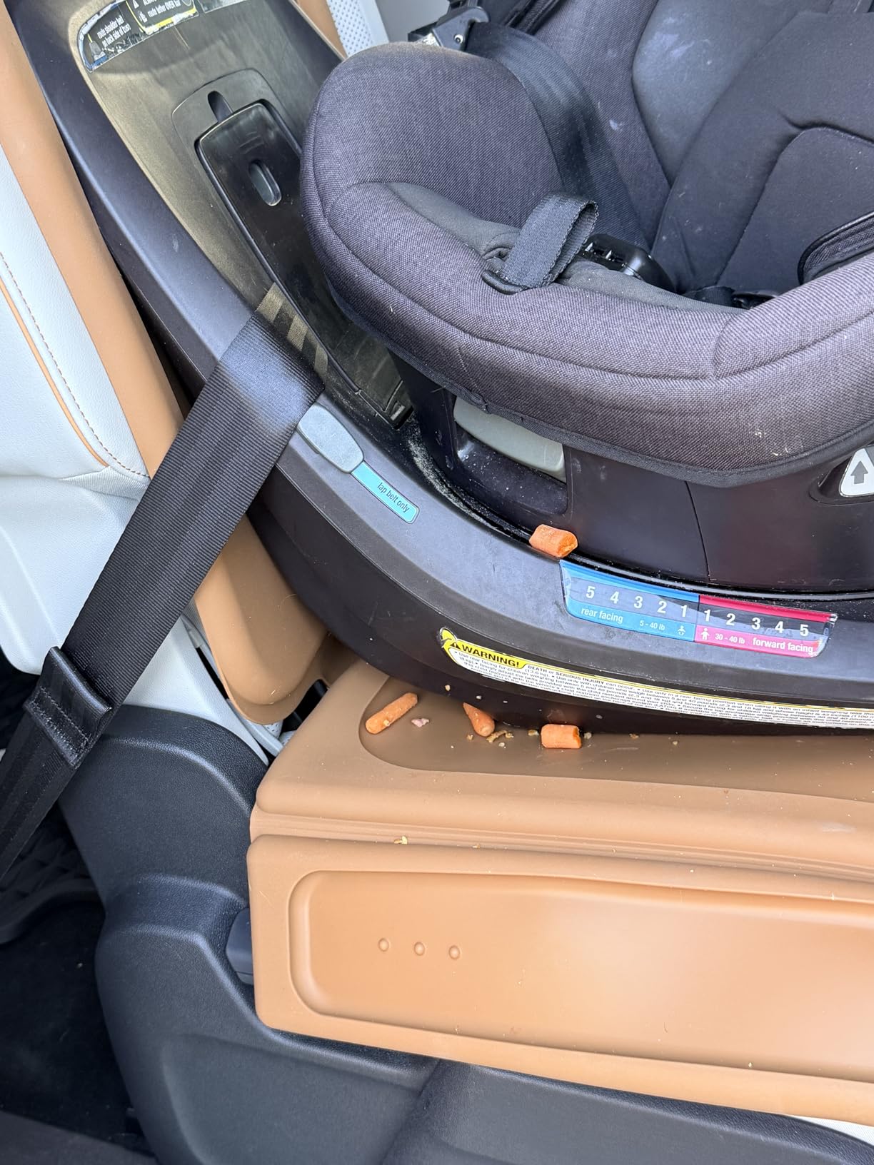 Coverado Car Backseat Organizer with Tablet Tray, Nappa Leather Organizer for Car Seat Back, Waterproof Car Seat Organizer with Touch Screen, Seat Protector Kick Mats for Kids customer photo 1