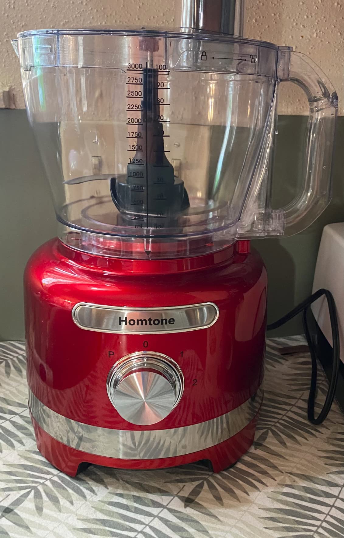 Homtone 16 Cups Food Processor, Large Food Chopper with French Fry Cutter, 9 Functions 7 Blades for Shredding, Slicing, Doughing for Home Use, 3 Speeds, 600W (Beige, 16 Cup) customer photo 2