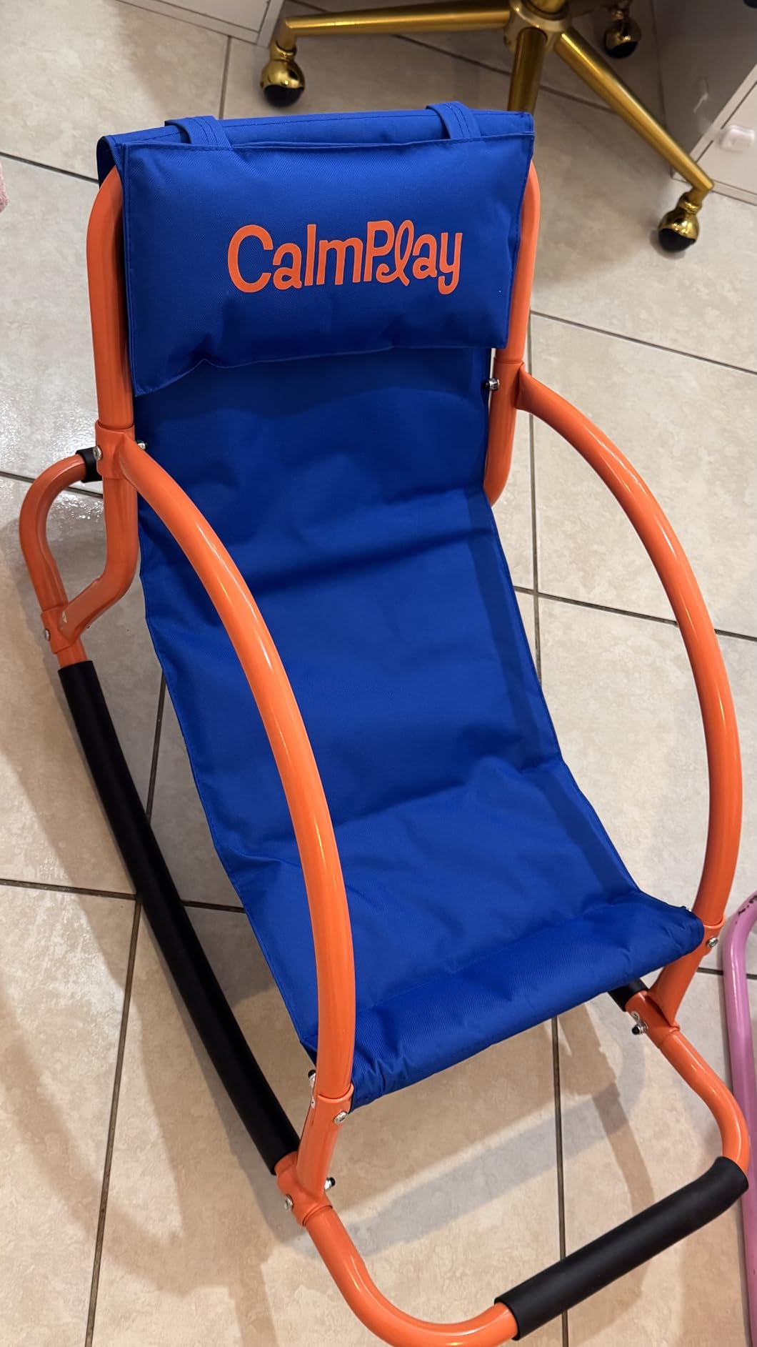 Kids Rocking Chair - Sensory Rocker for Kids Ages 3-8 - Calming Chair for Autism & Sensory Play - Indoor Rocker for Focus, Relaxation & Quiet Time customer photo 1