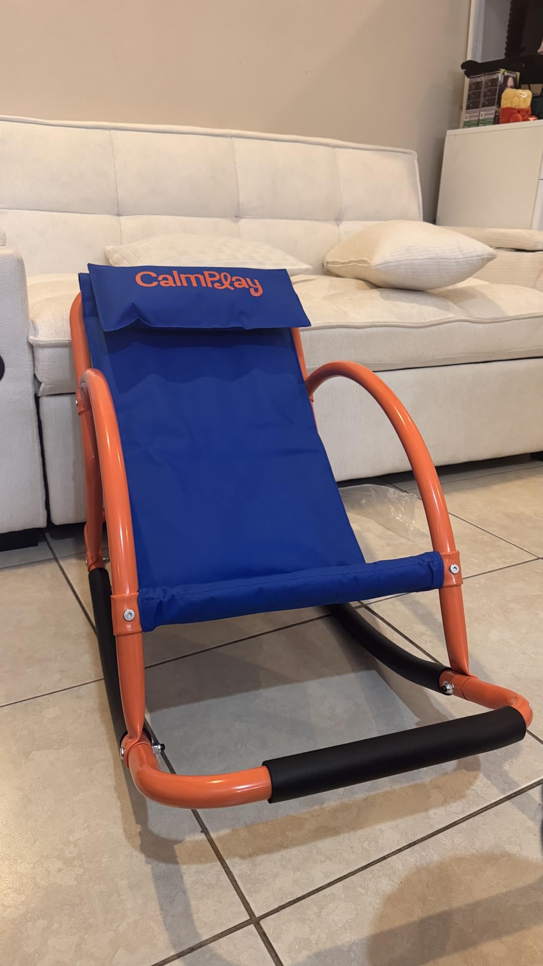 Kids Rocking Chair - Sensory Rocker for Kids Ages 3-8 - Calming Chair for Autism & Sensory Play - Indoor Rocker for Focus, Relaxation & Quiet Time customer photo 2