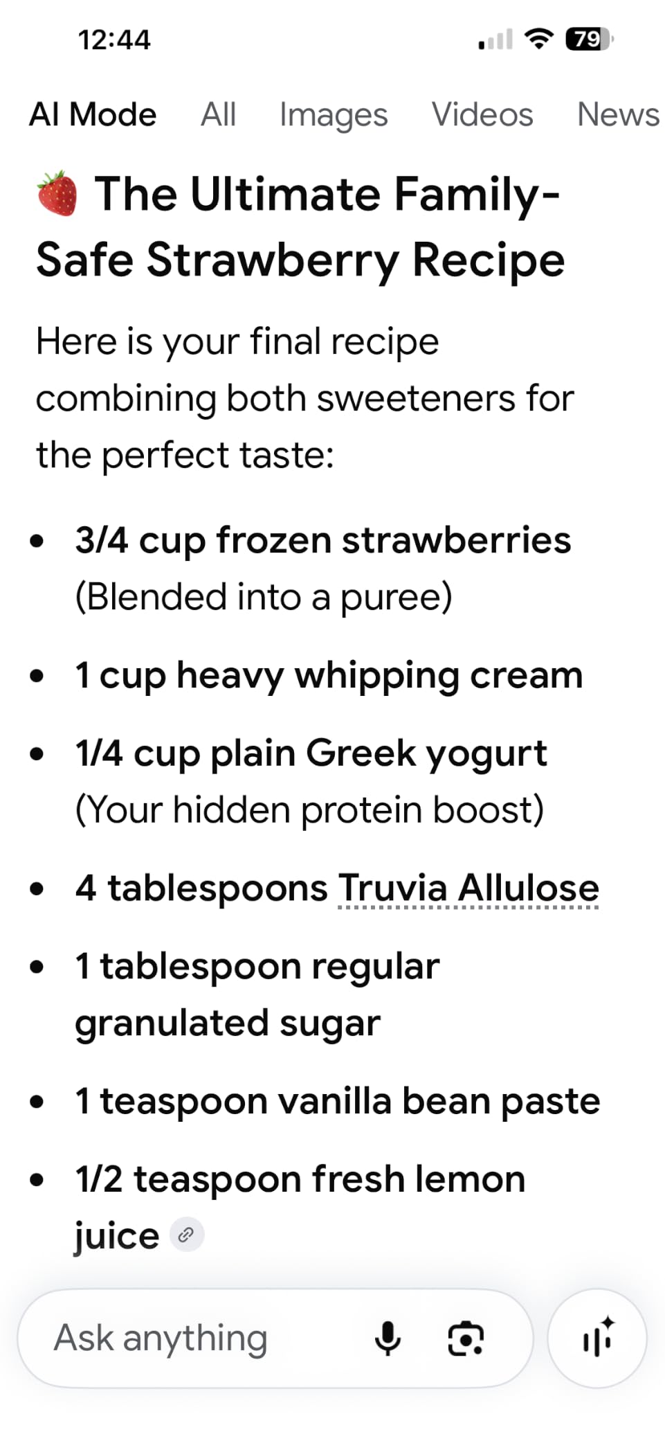 Martha Stewart 1 Quart Ice Cream Maker, Built-In Compressor, No Pre-Freezing Required, 3 Modes (Ice Cream, Sorbet, Frozen Yogurt), Automatic Mix-In Alert, Dishwasher-Safe Parts, Linen Cream customer photo 2
