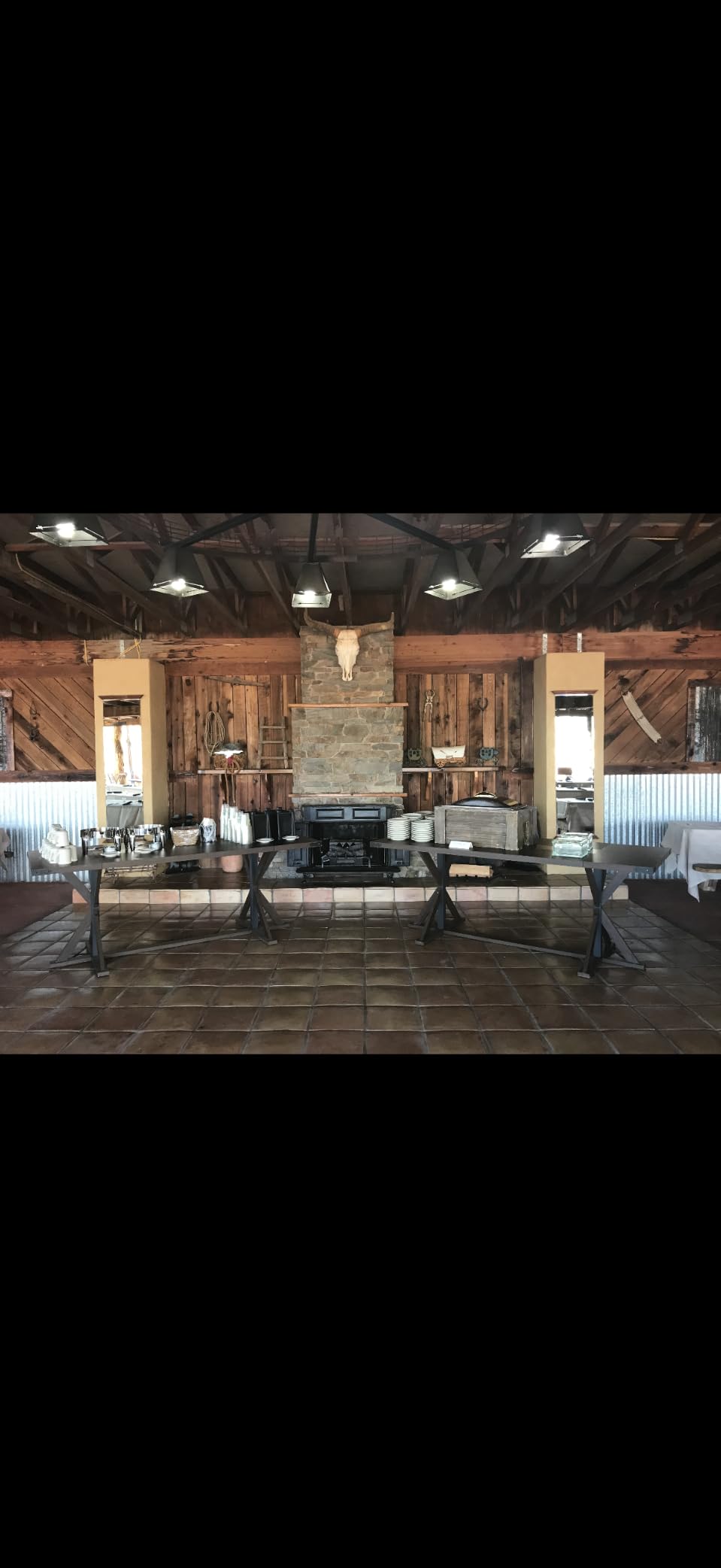 Hlivelood Dining Table for 8 10 People, Rectangular Kitchen Farmhouse Table W/Waterproof Wood Tabletop, Long Dining Room Tables W/Wood Strip Base for Kitchen Living Room (94IN BR&BK) customer photo 2