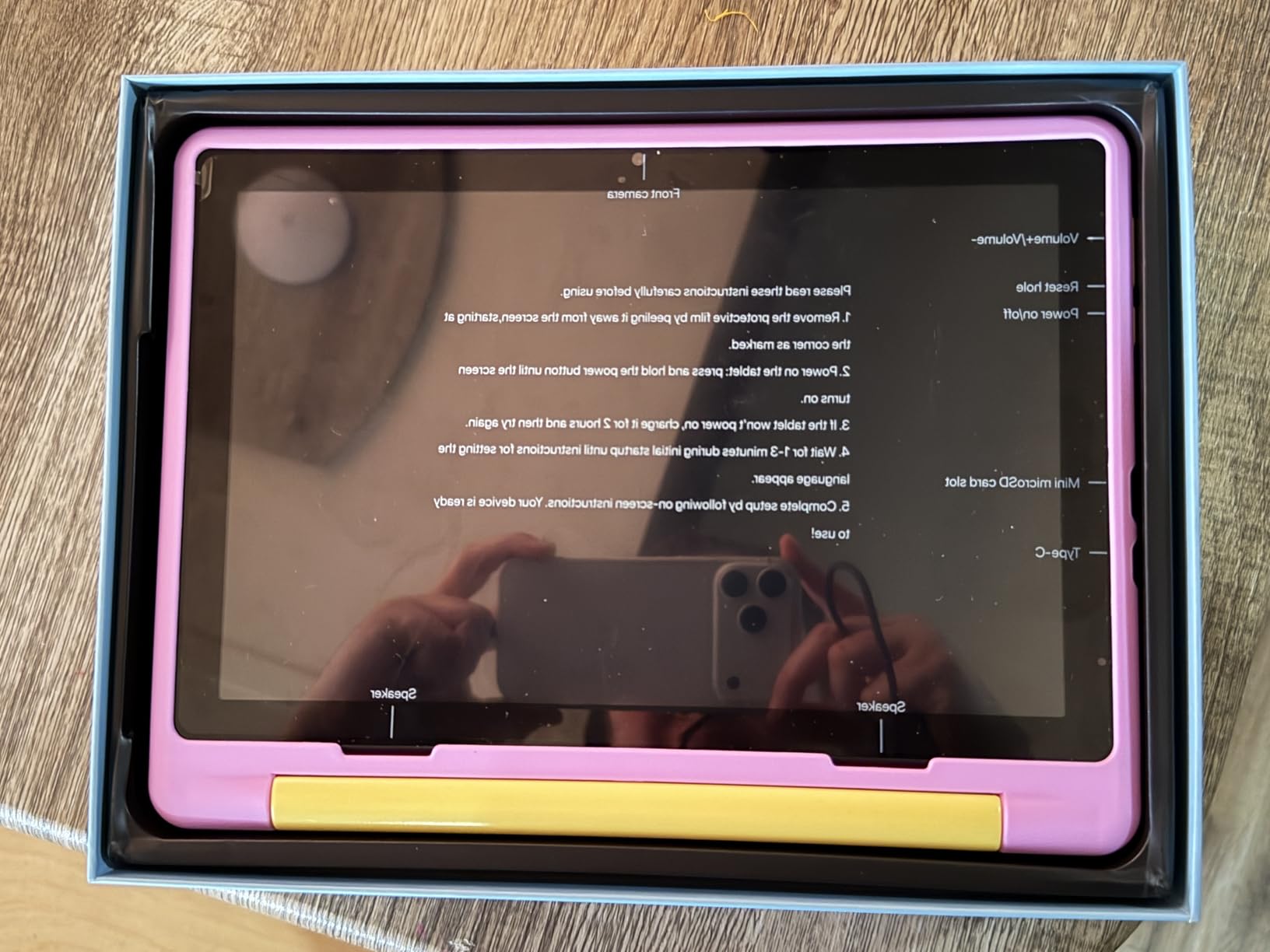 Urao Kids Tablet, Android 16 Tablet for Kids 10 inch with Case, 20GB RAM 64GB ROM 1TB TF Card Expandable for Toddler Children, Parental Control, Dual Camera, WiFi, Purple customer photo 1