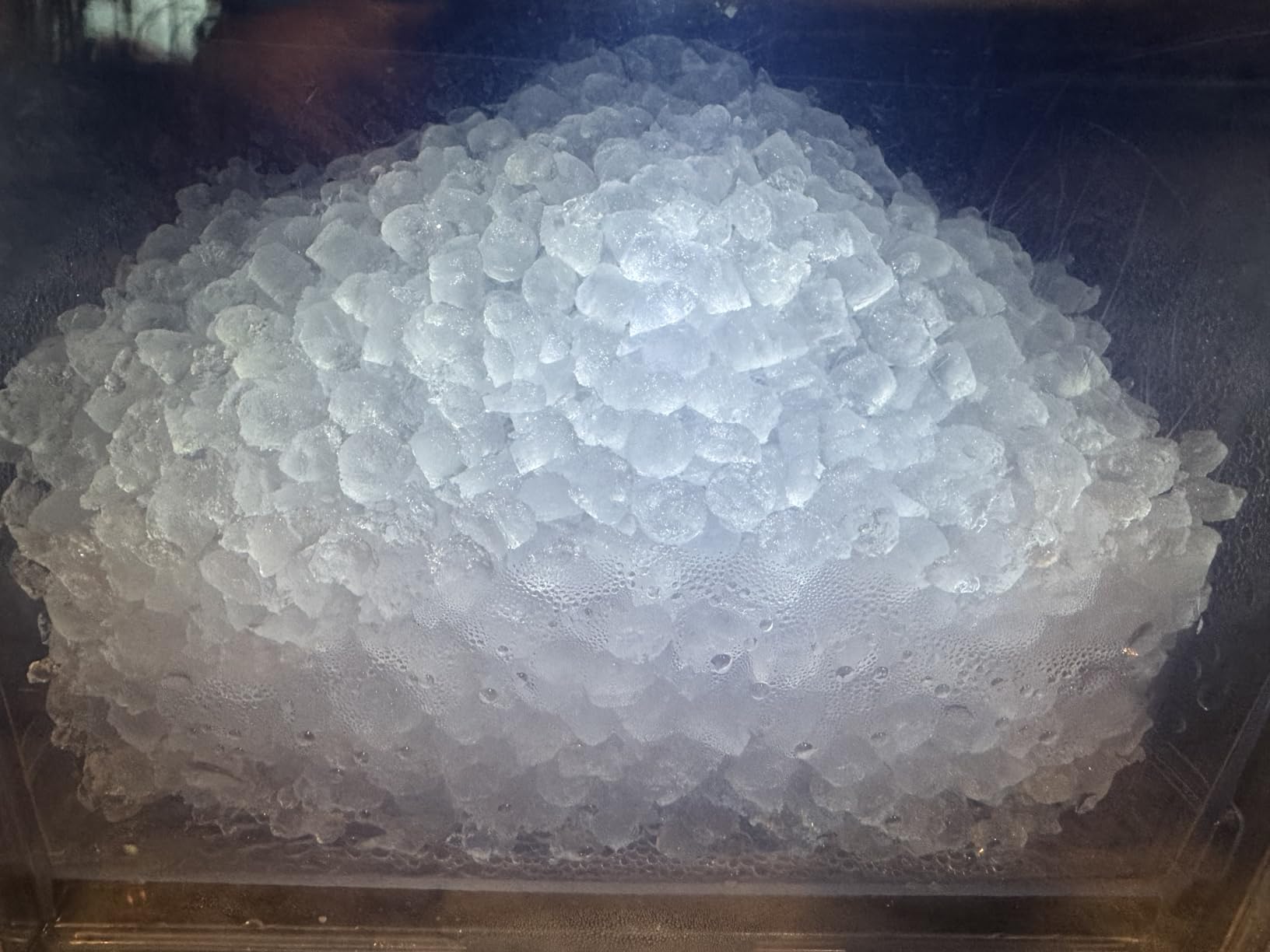 GE Profile Opal Ultra, Countertop Nugget Ice Maker, 1 Gal XL Side Tank, Amazon Exclusive, 38 lbs/Day, Pebble Pellet Crushed Ice Machine, WiFi Stainless Steel customer photo 1