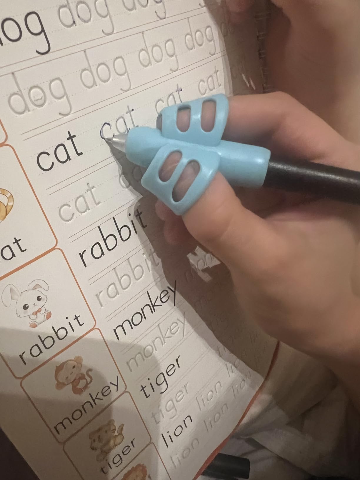 3D Magic Grooved Writing Practice for Kids - Reusable Handwriting Workbooks for Kids Ages 3-5 5-7, Preschool Learning Activities Tracing Books with Disappearing Ink, Easter Toys Gifts for Boys & Girls customer photo 1