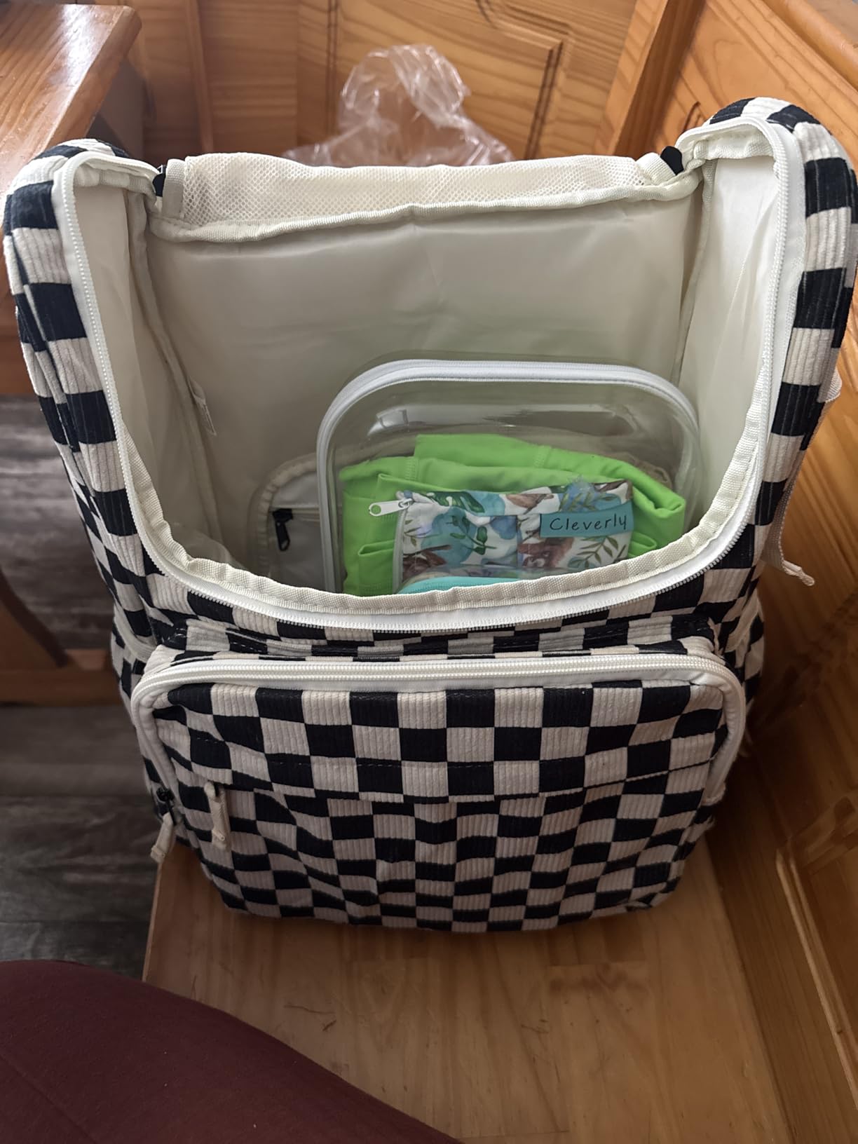 Large Corduroy Diaper Bag Backpack for Mom, 25L Baby Travel Bag with Insulated Pockets, 40oz Bottle Side Strap & Stroller-Ready Straps customer photo 1