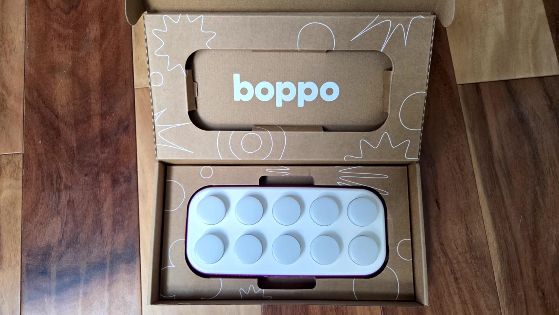 Boppo Screen-Free Learning Tablet for Kids - Interactive Handheld Games - Educational, Travel-Friendly Fun with 40+ Pre-Loaded Games & Activities customer photo 1