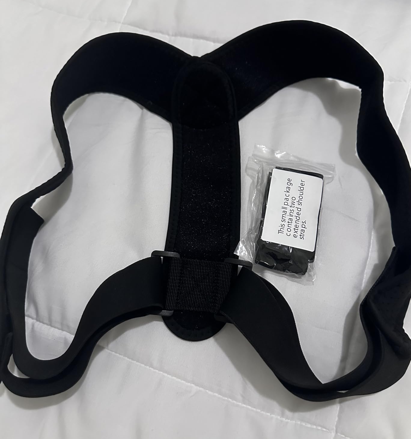 Posture Corrector for Women and Men, Adjustable Upper Back Brace, Breathable Back Support Straightener, Providing Pain Relief from Lumbar, Neck, Shoulder, and Clavicle. (1) customer photo 1