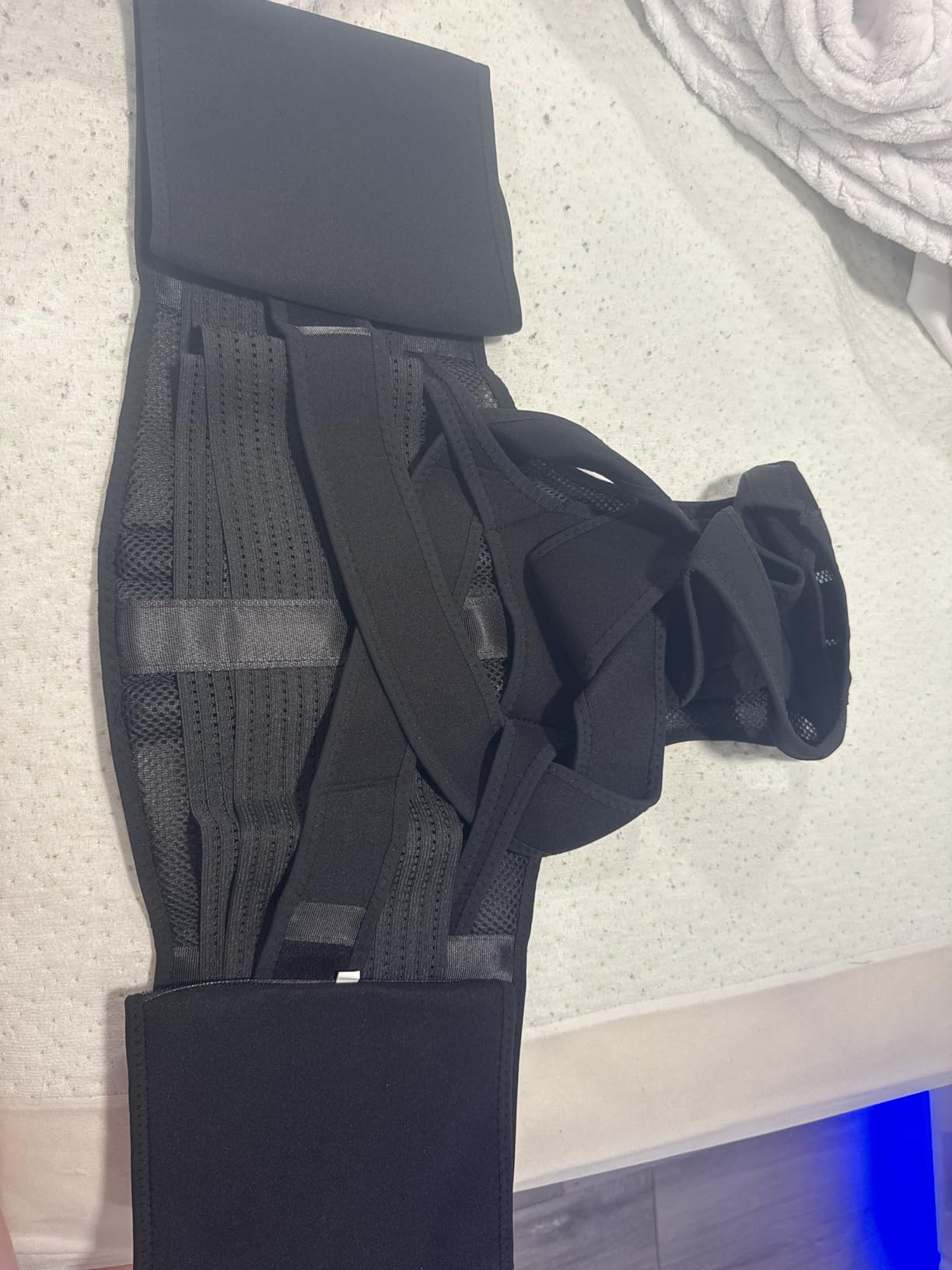 New for 2026 - Posture Corrector for Seniors Women & Men, Advanced Full Back Brace Support for Upper & Lower Back, Spine & Neck Alignment, Reinforced Wide Dual-Layer Waist Support Belt with Shoulder Straightener and Back-Opening Support, Breathable for Daily Wear, Walking & Long Sitting customer photo 2