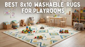 Best 8x10 Washable Rugs for Playrooms