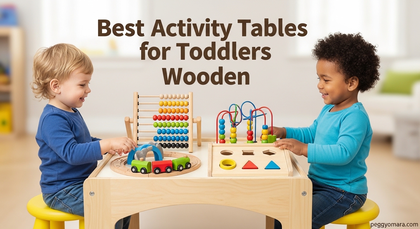 Best Activity Tables for Toddlers Wooden