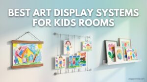 Best Art Display Systems for Kids Rooms