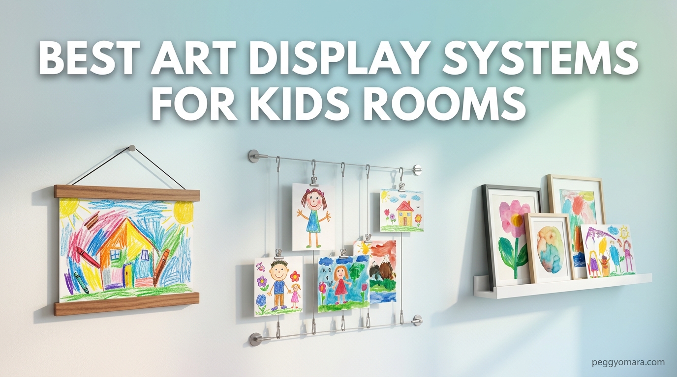 Best Art Display Systems for Kids Rooms