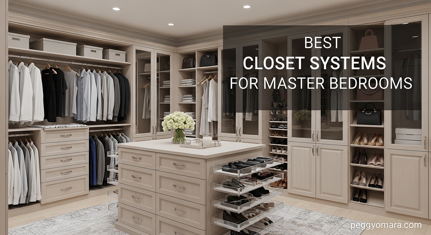 Best Closet Systems for Master Bedrooms