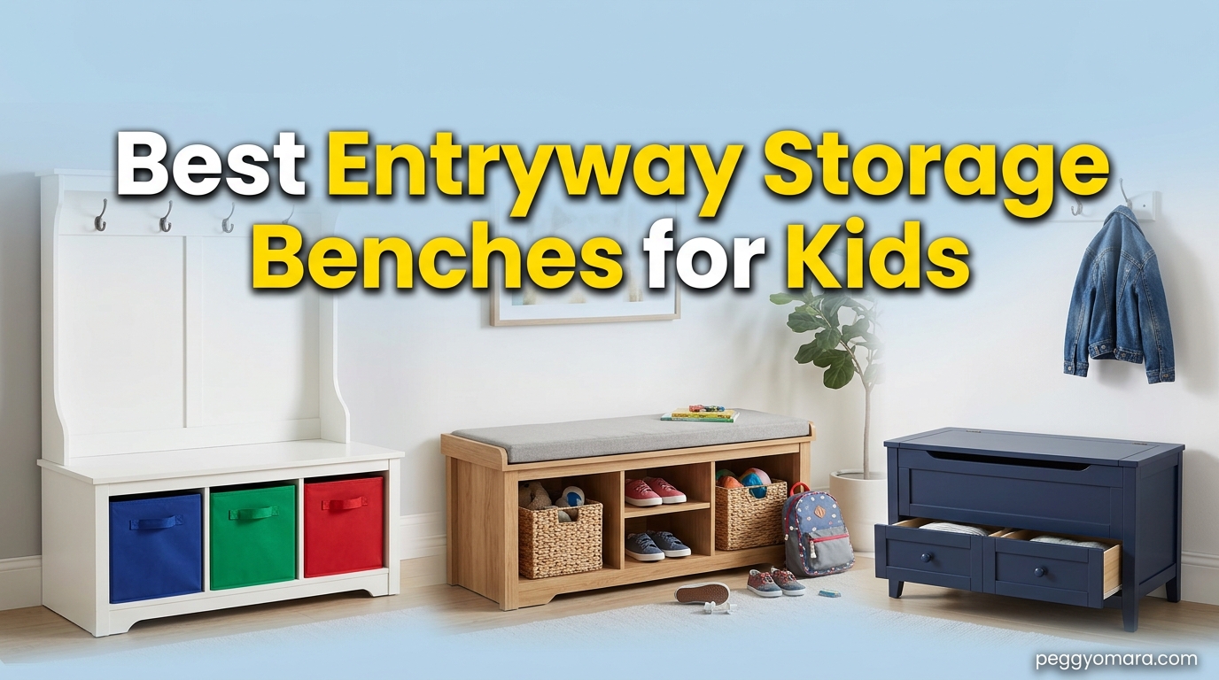Best Entryway Storage Benches for Kids