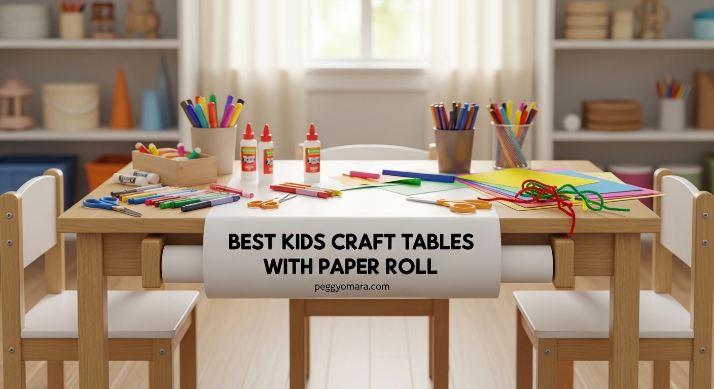 Best Kids Craft Tables with Paper Roll