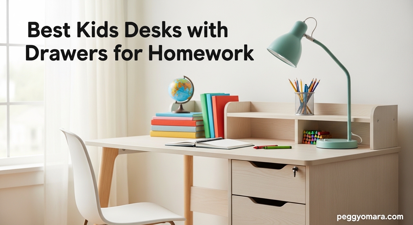 Best Kids Desks with Drawers for Homework