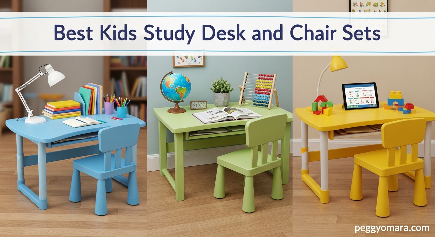 Best Kids Study Desk and Chair Sets