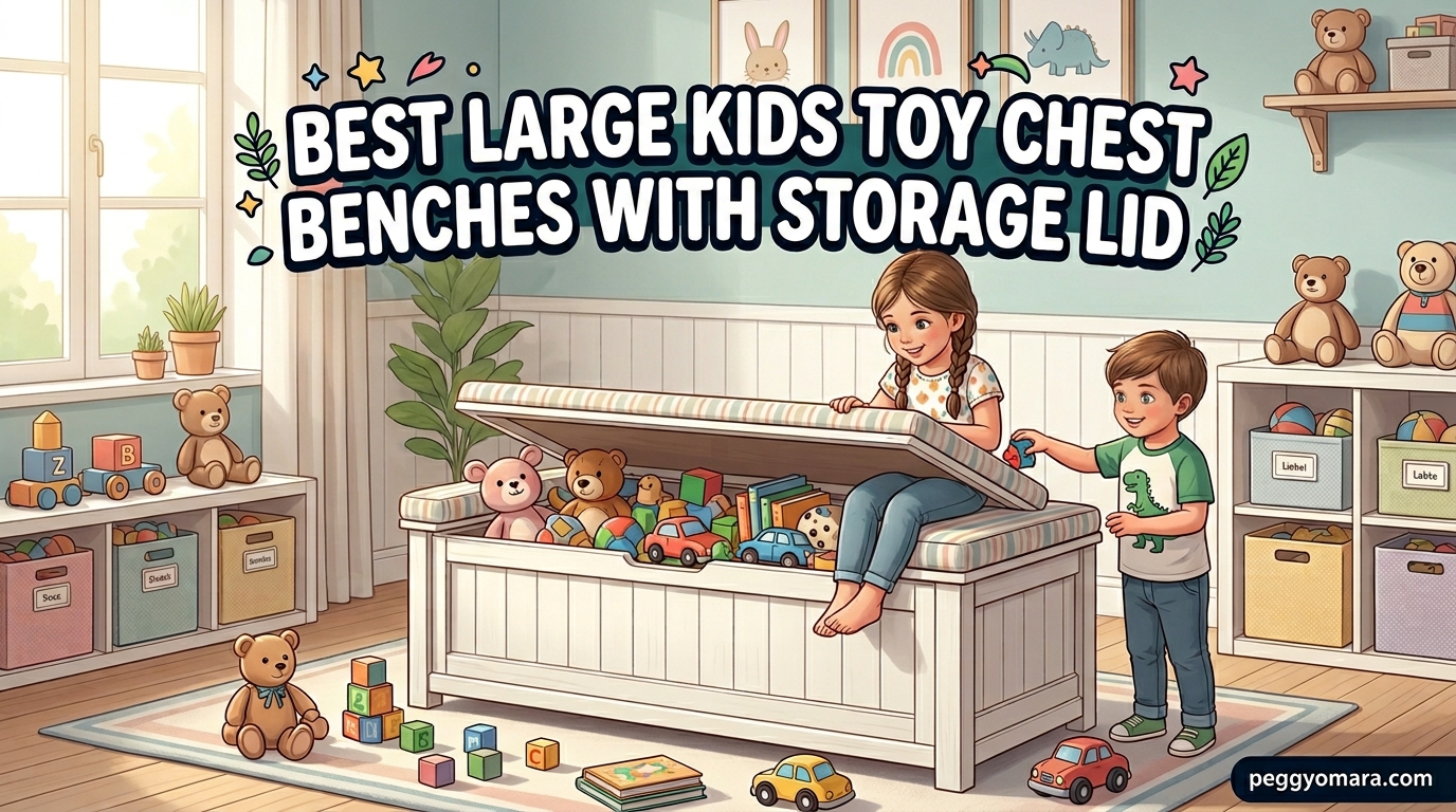Best Large Kids Toy Chest Benches with Storage Lid