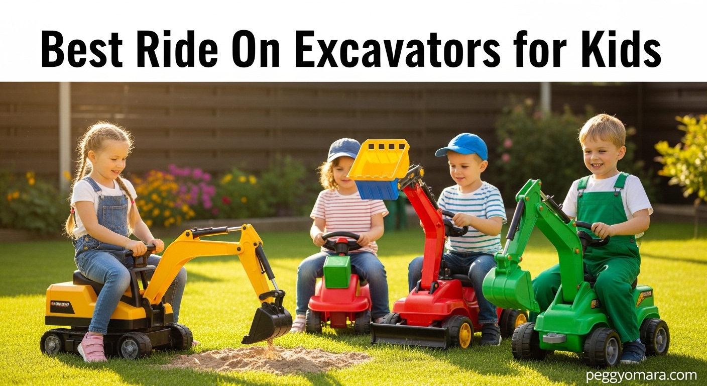 Best Ride On Excavators for Kids