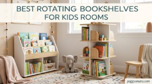 Best Rotating Bookshelves for Kids Rooms