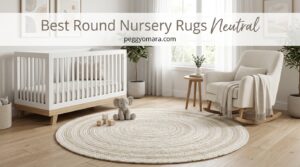 Best Round Nursery Rugs Neutral