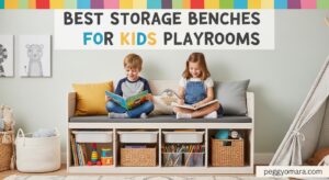 Best Storage Benches for Kids Playrooms
