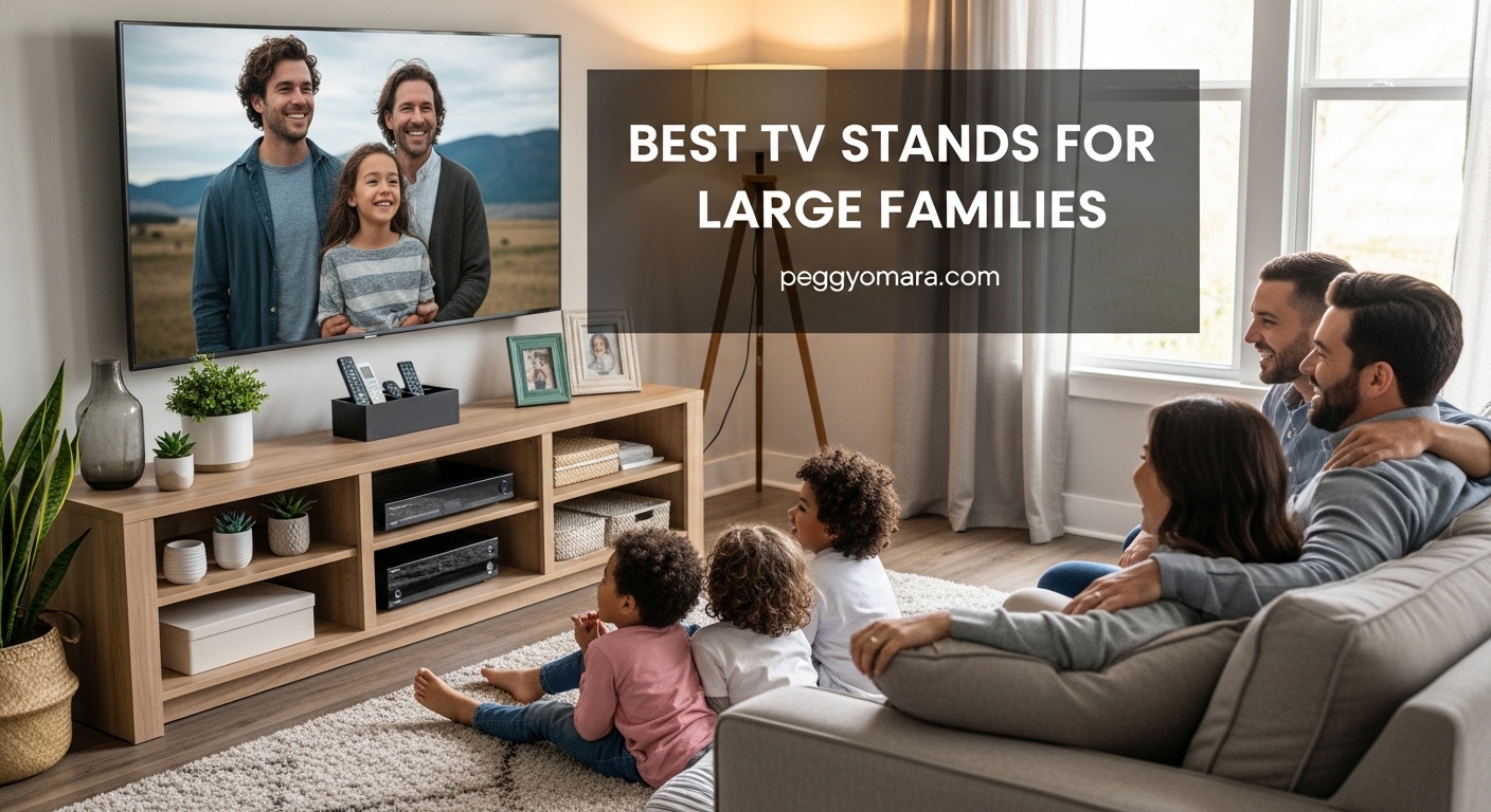 Best TV Stands for Large Families