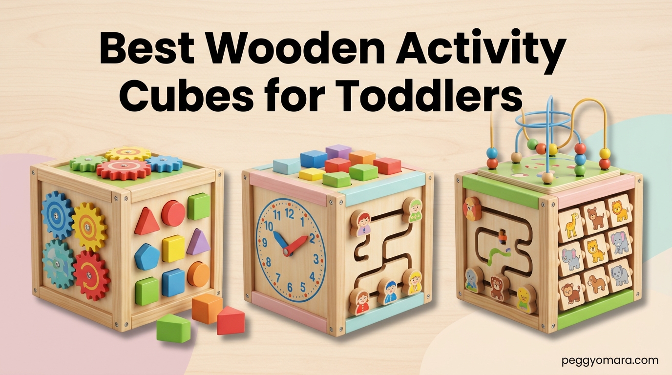Best Wooden Activity Cubes for Toddlers