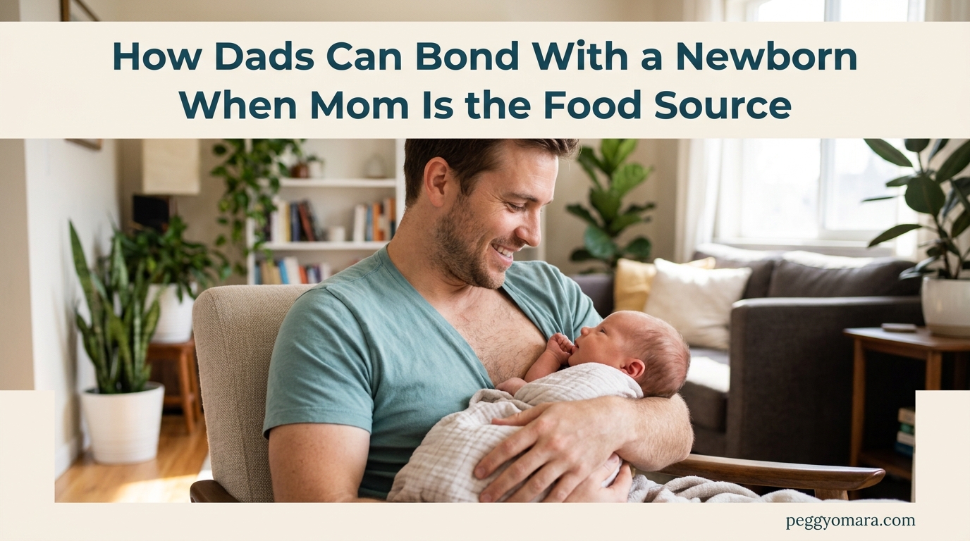 How Dads Can Bond With a Newborn When Mom Is the Food Source