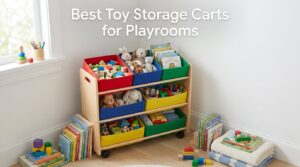best toy storage carts for playrooms
