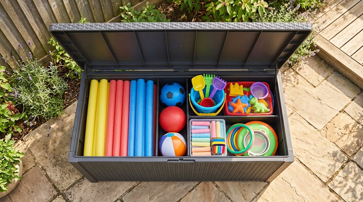 best deck boxes for kids outdoor toys