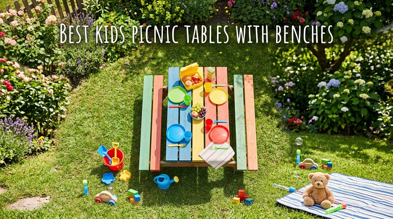 best kids picnic tables with benches