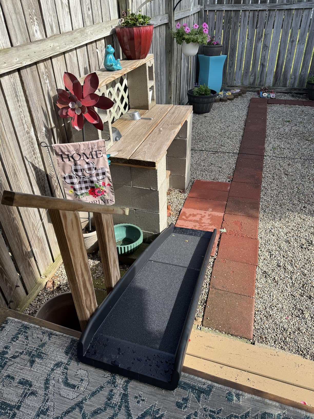 PetSafe Happy Ride Folding Pet Ramp for Cars, Trucks, & SUVs- 62 Inch Portable for Large Dogs with Siderails, Non-Slip- Weighs Only 10 lb, Supports up to 150 lb, Easy Storage, Folds in Half customer photo 1