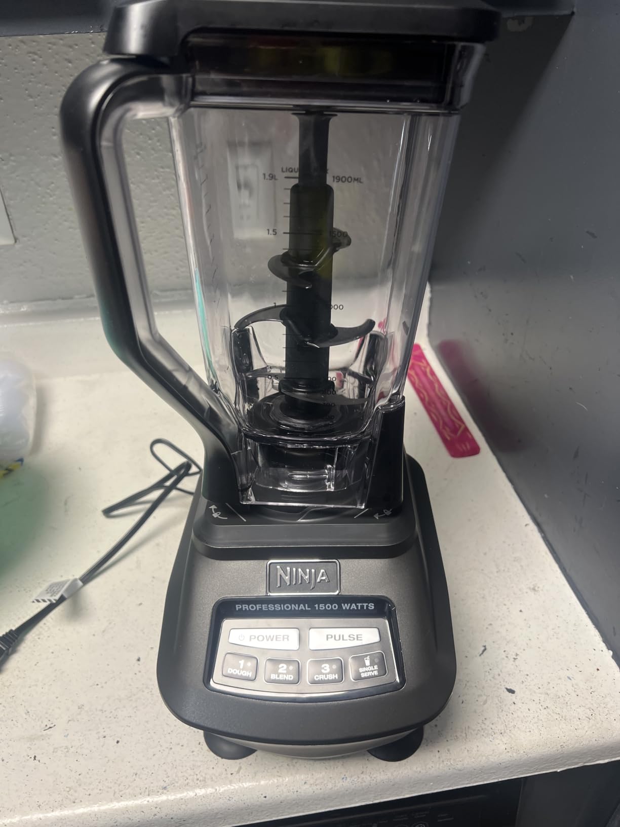 Ninja Kitchen System | All-in-One Food Processor & Blender for Smoothies | Includes Pitcher, (2) 16 oz. To-Go Cups & 8-Cup Bowl | Makes Salsa, Dough, Shakes, & Frozen Drinks | 1500W | Black | BL770 customer photo 1