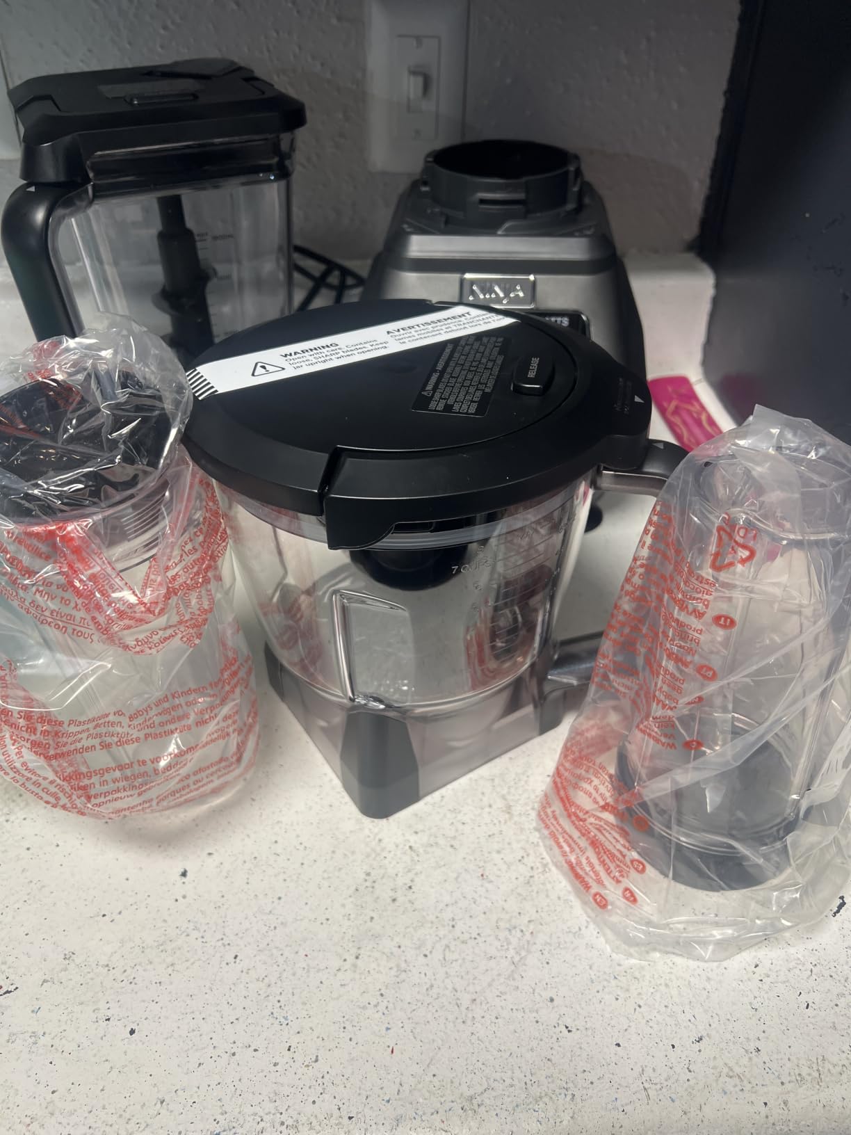 Ninja Kitchen System | All-in-One Food Processor & Blender for Smoothies | Includes Pitcher, (2) 16 oz. To-Go Cups & 8-Cup Bowl | Makes Salsa, Dough, Shakes, & Frozen Drinks | 1500W | Black | BL770 customer photo 2