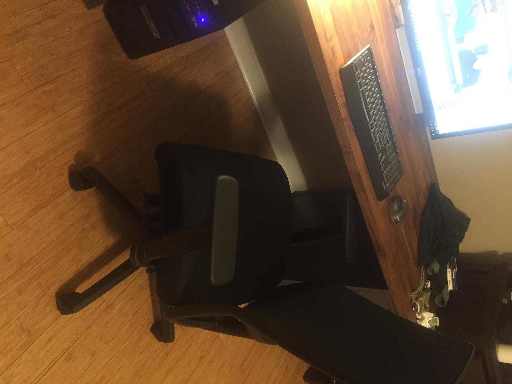 HON Ignition 2.0 Mid-Back Ergonomic Office Chair, Mesh Task Seating with Lumbar Support, Advanced Synchro-Tilt, Height and Width Adjustable Arms, Black customer photo 2