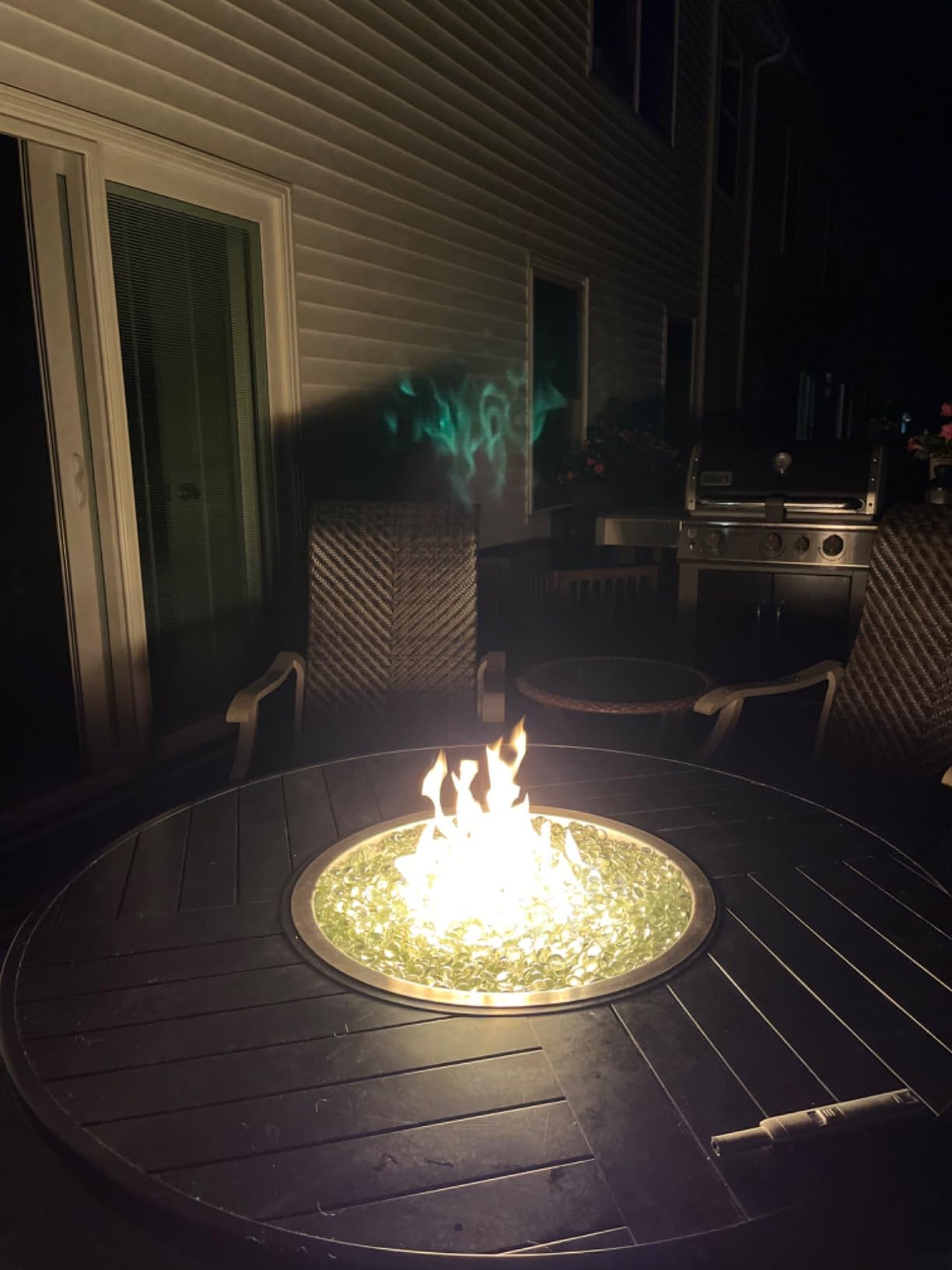 Stanbroil 19 Inch Drop-in Round Fire Pit Kit with Spark Ignition Kit, Propane Gas Version, 304 Stainless Steel customer photo 2
