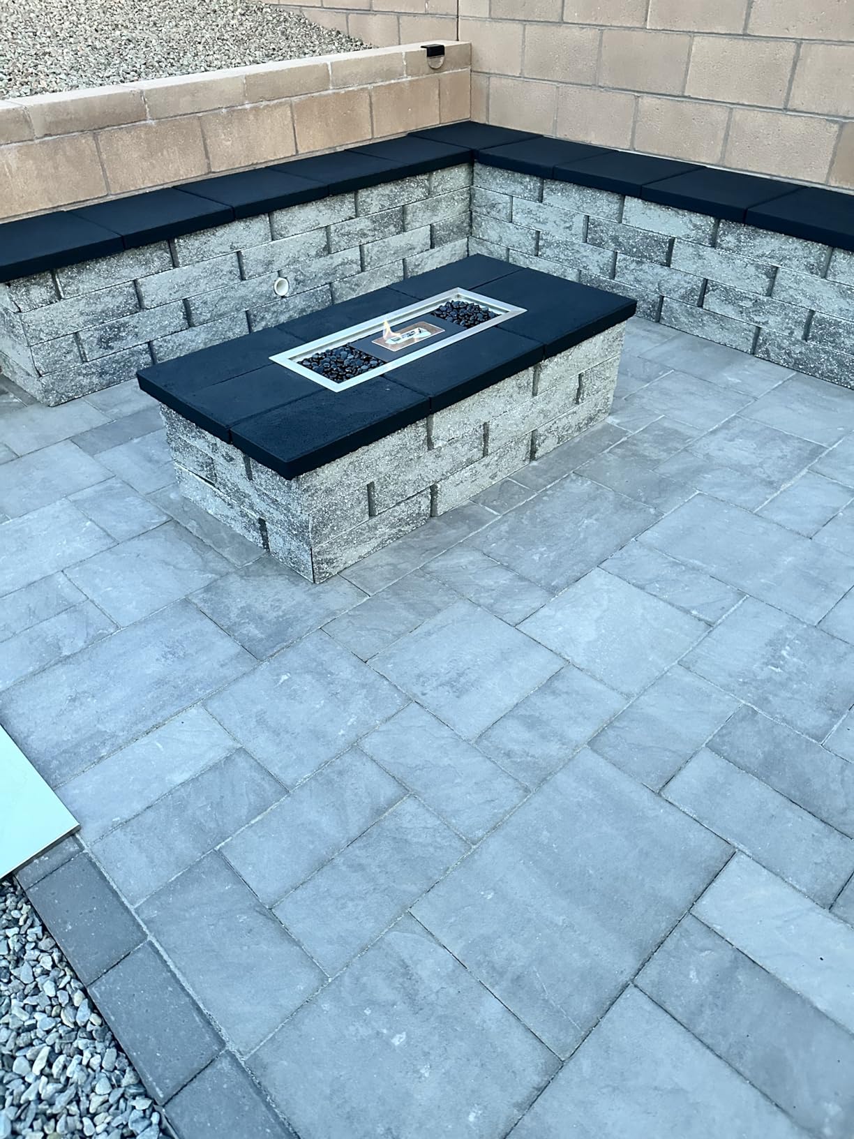 Skyflame Rectangular Stainless Steel Drop-in Fire Pit Pan and Burner with Burner Cover, 24 by 8 Inch Burning Area customer photo 1